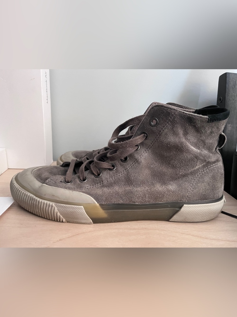 All saints suede size 10 shoes